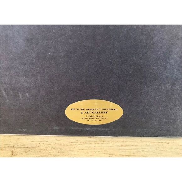 James Hussey GOLF I Lithograph Hand signed Monotype 2004 - Picture 7 of 7